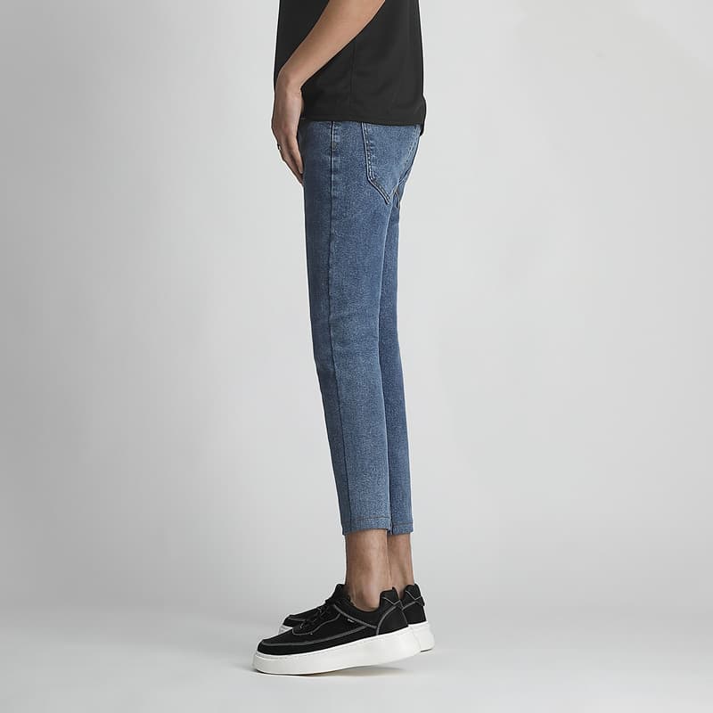 デニムパンツメンズ ストレッチ スリムフィット伸縮デニム