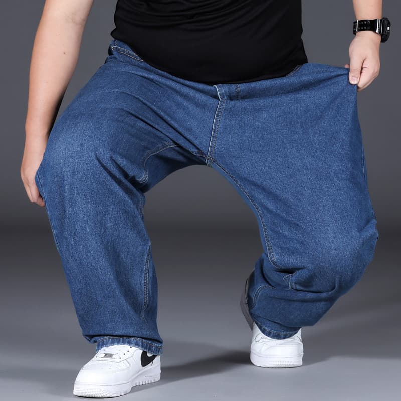 デニムパンツメンズ ワイド ゆったりくつろぎデニムパンツ
